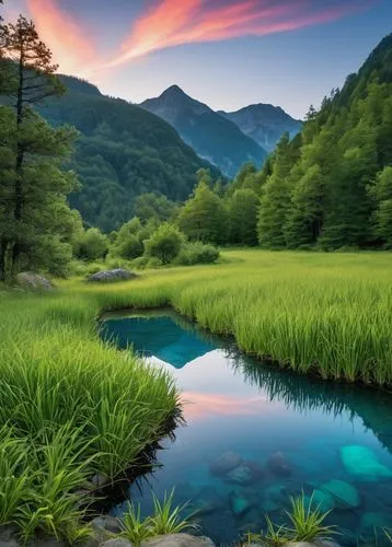 japan landscape,the chubu sangaku national park,green landscape,beautiful japan,meadow landscape,green trees with water,nature landscape,beautiful landscape,south korea,river landscape,natural scenery,mountain spring,japanese alps,slovenia,japanese mountains,background view nature,landscape background,landscape nature,natural landscape,veneto,Photography,General,Realistic