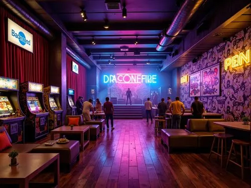 arcade,arcades,game room,nightclub,arcade games,spaceland,clubcorp,cybercafe,gamezone,clubroom,racinos,bar,cybercafes,robotron,bowlmor,arcading,poolroom,holobyte,retro diner,liquor bar