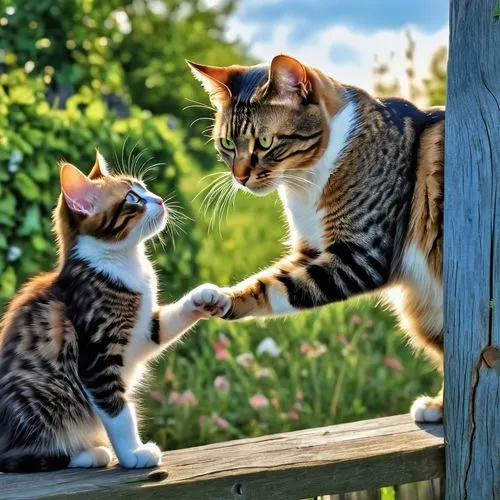 cats playing,catfight,high five,pounce,pouncing,catfights,handoff,kittens,two cats,georgatos,cat lovers,baby cats,dog - cat friendship,tussle,cute animals,courtship,cute cat,playing outdoors,chats,gatos