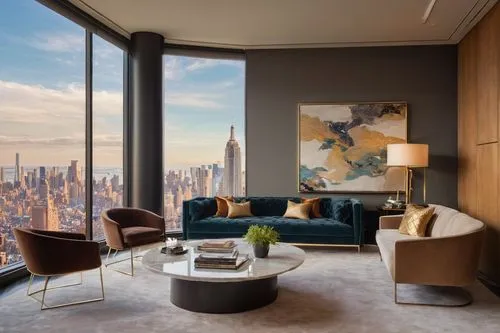 tishman,penthouses,minotti,apartment lounge,kimmelman,livingroom,mid century modern,elliman,sky apartment,modern living room,manhattan,living room,manhattan skyline,hudson yards,modern decor,andaz,top of the rock,great room,modern minimalist lounge,woodsen,Conceptual Art,Sci-Fi,Sci-Fi 20