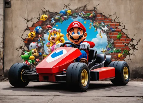 petrol-bowser,super mario brothers,go-kart,kart racing,super mario,game car,formula racing,go kart,mario,cartoon car,crash cart,racing video game,mario bros,mk indy,automobile racer,formula one,3d car wallpaper,racing car,grand prix,race driver,Conceptual Art,Graffiti Art,Graffiti Art 12