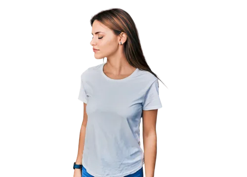 long-sleeved t-shirt,girl in t-shirt,isolated t-shirt,tshirt,women's clothing,active shirt,t-shirt,women clothes,undershirt,t shirt,cotton top,ladies clothes,fir tops,camisoles,menswear for women,t-shirt printing,t-shirts,mazarine blue,girl on a white background,t shirts,Illustration,Realistic Fantasy,Realistic Fantasy 09