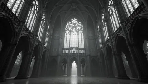 haunted cathedral,transept,cathedrals,hall of the fallen,neogothic,empty interior,sanctuary,cathedral,gothic church,liturgy,immenhausen,aisle,cathedra,markale,sanctum,cathedral st gallen,threshold,the cathedral,ulm minster,evensong,Photography,General,Realistic