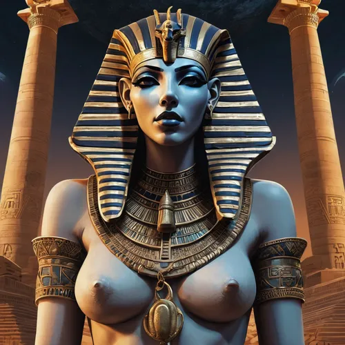 cleopatra,ancient egyptian girl,pharaonic,pharaoh,pharaohs,ancient egypt,ancient egyptian,sphinx pinastri,king tut,tutankhamun,horus,sphinx,egyptian,the sphinx,ramses ii,tutankhamen,priestess,egyptian temple,nile,ramses,Illustration,Realistic Fantasy,Realistic Fantasy 47