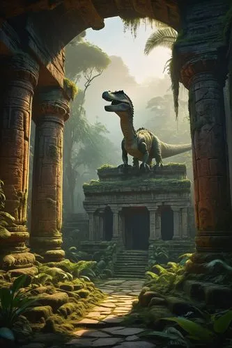 artemis temple,quetzalcoatl,ancient city,kukulkan,ladinos,the ancient world,sobek,ancient,kulu,quetzales,dinotopia,archeologico,varaha,protohistoric,taittiriya,quetzal,esdraelon,quetzals,dinosauria,mausoleum ruins,Illustration,Paper based,Paper Based 27