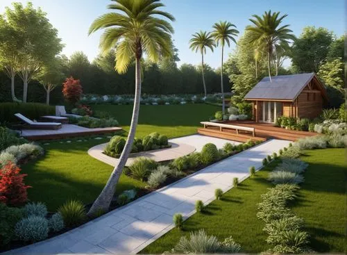 landscape design sydney,landscaped,landscape designers sydney,garden design sydney,3d rendering,bungalows,palm garden,home landscape,landscaping,render,holiday villa,3d rendered,3d render,artificial grass,jardin,roof landscape,palm pasture,golf lawn,grass roof,green lawn,Photography,General,Realistic