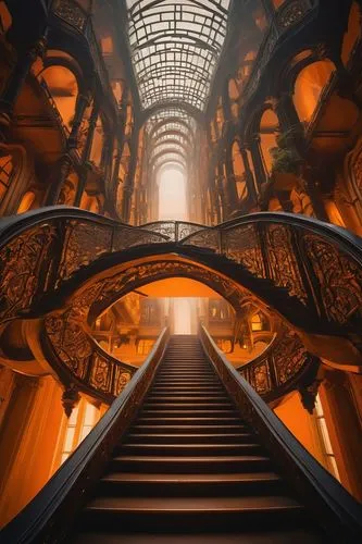 escaleras,escalera,staircase,stairway,staircases,helix,vertigo,escher,saintpetersburg,descent,stairs,winding steps,passage,spiral,stairways,escalators,stairwell,saint petersburg,spiral staircase,steel stairs,Conceptual Art,Oil color,Oil Color 19