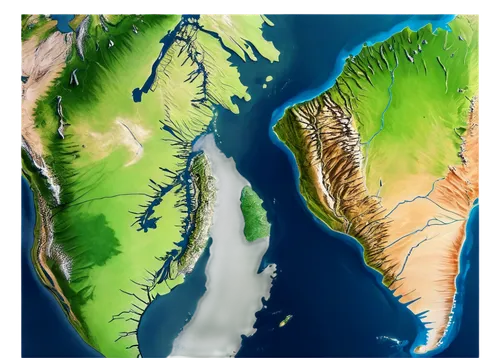 Map of USA and Iceland, dual-map comparison, side-by-side composition, 3D terrain elevation, political boundaries, capital cities marked, major rivers and lakes, mountain ranges, glaciers, fjords, det