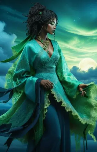 tiana,esmeralda,arundhati,fantasy picture,oshun,baoshun,Illustration,Realistic Fantasy,Realistic Fantasy 25