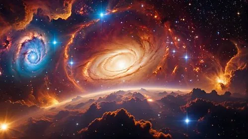 Imagina que te encuentras flotando en la vastedad del cosmos, en un lugar donde el tiempo y el espacio parecen perder su significado. A tu alrededor, las estrellas parpadean en un infinito de colores,