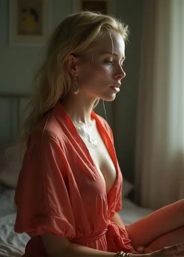 girl in bed,woman on bed,orange,blanchett,minogue,seydoux