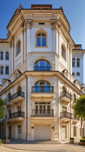 casa fuster hotel,classical architecture,ludwig erhard haus,würzburg residence,kurhaus,konzerthaus,bendemeer estates,appartment building,bülow palais,grand hotel,art nouveau,marble palace,konzerthaus berlin,villa cortine palace,zagreb,europe palace,monte carlo,schleissheim palace,villa balbiano,palazzo,Photography,General,Realistic