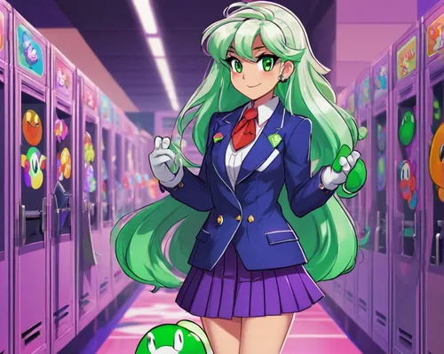 locker,umiuchiwa,green pepper,green tangerine,green apple,green bell pepper,naginatajutsu,tori,toori,green tomatoe,melonpan,cpu,medium clover,radiatori,lucky clover,erika,green paprika,incarnate clover,oyaki,emerald,Unique,Pixel,Pixel 02