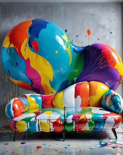 colorful balloons,colorful eggs,the painted eggs,inflate,animal balloons,reinflate,Conceptual Art,Graffiti Art,Graffiti Art 08