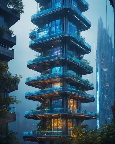 sedensky,futuristic architecture,arcology,skyscraper,futuristic landscape,residential tower,the skyscraper,futuristic,sky apartment,escala,urban towers,density,cybercity,guangzhou,skyscraper town,kaidan,cybertown,ctbuh,apartment block,kunplome,Conceptual Art,Fantasy,Fantasy 05