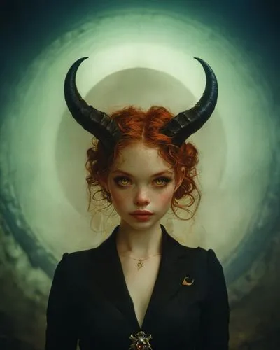 demoness,goldfrapp,mystical portrait of a girl,behenna,maleficent,anathema