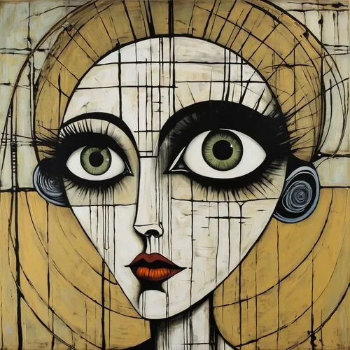 stik,woman face,woman's face,fornasetti,musidora,girl with a wheel,Art,Artistic Painting,Artistic Painting 01