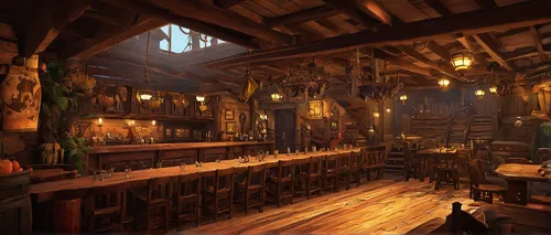 Craft a comedic pirate tale at a lively pirate tavern.,tavern,apothecary,wine tavern,liquor bar,drinking establishment,stalls,brewery,wine bar,brandy shop,taproom,the pub,pub,irish pub,unique bar,the 