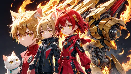 fire background,fire devil,angel and devil,fire angel,trigger,fire birds,inferno,lancers,burning hair,fire kite,spark fire,angels of the apocalypse,fire siren,flame spirit,fire land,knights,vocaloid,phoenix,explosions,fire fighters,Anime,Anime,General