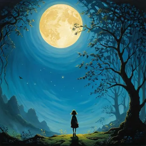 moonlit night,blue moon,moonlit,moonlight,moon and star background,moonbeams,moonesinghe,moonlighted,full moon,moon night,big moon,moonda,moonlighters,the moon,moonen,children's background,super moon,moonachie,moon,moonchild,Illustration,Children,Children 05