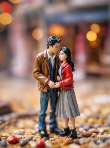 proposal,background bokeh,toy photos,tilt shift,miniature figures,romantic scene,christmas crib figures,bokeh hearts,christmas town,bokeh effect,christmas scene,christmas figure,lensball,square bokeh,romantic meeting,couple in love,holiday ornament,christmas village,marriage proposal,santa and girl,Unique,3D,Panoramic