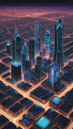 cybercity,cybertown,city at night,microdistrict,city cities,cities,cyberport,metropolis,megacities,smart city,cityzen,cityscape,tianjin,business district,capcities,cyberview,megapolis,citynet,shanghai,motorcity,Illustration,Paper based,Paper Based 17