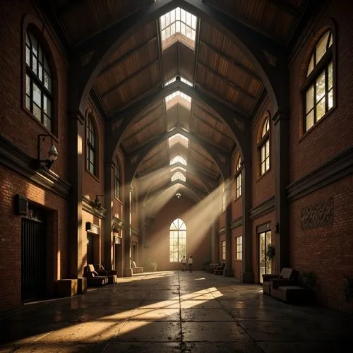 carreau,theed,arcaded,freight depot,cryengine,render,industrial hall,train station passage,trainshed,gainesway,corridors,3d render,factory hall,eveleigh,3d rendering,3d rendered,ellis island,souk,train depot,warehouses