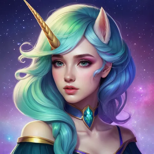 constellation unicorn,fantasy portrait,unicorn art,unicorn background,zodiac sign libra,cassiopeia,unicorn crown,unicorn,zodiac sign gemini,taurus,constellation lyre,aurora,unicorn head,horoscope taurus,fantasy art,the zodiac sign taurus,sagittarius,violet head elf,artemis,luna,Illustration,Realistic Fantasy,Realistic Fantasy 15