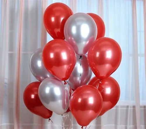 红色气球
,a bouquet of red and silver balloons is sitting on a table,red balloons,balloons mylar,valentine balloons,corner balloons,heart balloons,foil balloon,Photography,General,Realistic