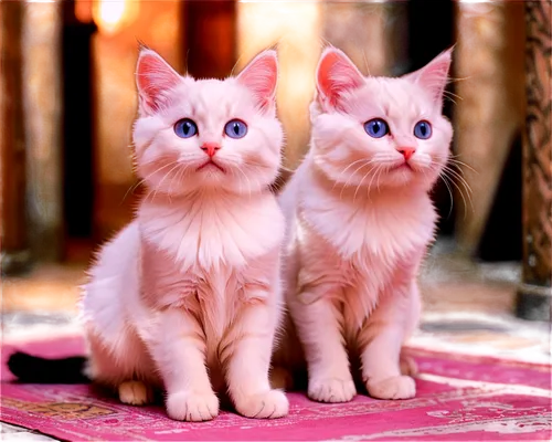 persians,georgatos,kittens,two cats,baby cats,mignons,catterns,white cat,gatos,kitties,aristocats,cute cat,vintage cats,vintage boy and girl,kits,kittenish,cute animals,little boy and girl,piccoli,pink cat,Illustration,Realistic Fantasy,Realistic Fantasy 42