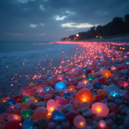 rainbeads,water pearls,colorful light,bokeh lights,colorful stars,tea lights,Photography,General,Realistic