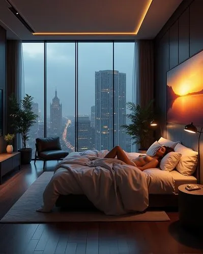 sleeping room,modern room,great room,bedroom,chambre,bedroom window,Photography,General,Realistic