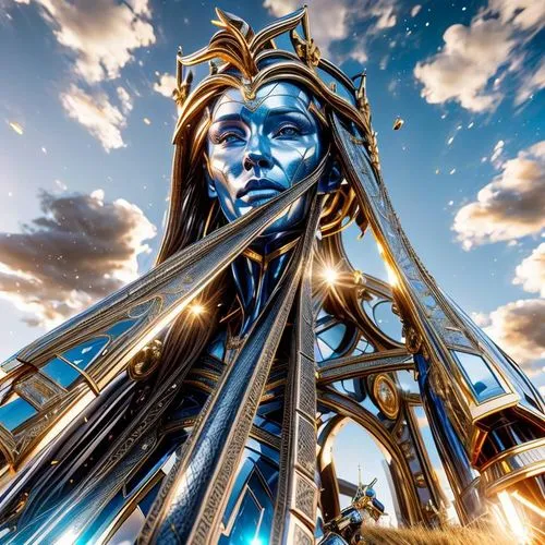 burning man,steel sculpture,el salvador dali,dali,queen cage,mother earth statue,kinetic art,cirque du soleil,scrap sculpture,blue enchantress,fractalius,goddess of justice,allies sculpture,totem,excalibur,voodoo woman,lady justice,priestess,woman sculpture,avatar