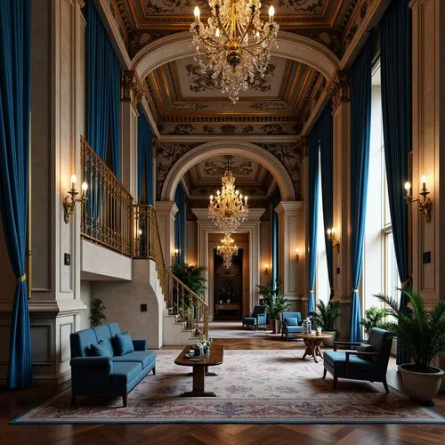 royal interior,entrance hall,gleneagles hotel,foyer,highclere castle,ritzau,ornate room,claridge,interiors,harlaxton,ballroom,lobby,lanesborough,hallway,cochere,hotel hall,corridor,blythswood,interior decor,bessborough