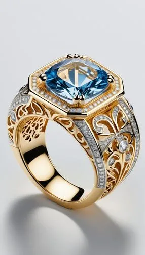 Nhẫn vàng với thiết kế cổ điển, đính đá quý hình vuông.,ring with ornament,ring jewelry,golden ring,mouawad,diamond ring,ringen,wedding ring,colorful ring,goldring,engagement ring,vahan,gold rings,rin