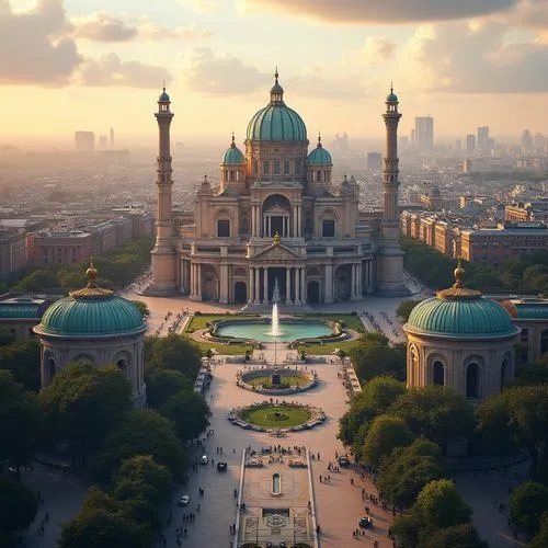 berlin cathedral,saint isaac's cathedral,medinah,islamic architectural,grand mosque,berlin germany,cairo,chhatris,rashtrapati,saintpetersburg,bucharest,roof domes,berlinecke,saint petersburg,calcutta,the cairo,our berlin,beautiful buildings,grandeur,haramain,Photography,General,Realistic