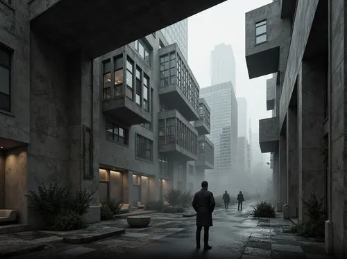 microdistrict,scampia,alleyway,cryengine,postapocalyptic,unbuilt,alleyways,urban landscape,urbanworld,alley,coldharbour,arcology,dishonored,kowloon city,cybertown,darktown,environments,dystopian,post apocalyptic,post-apocalyptic landscape