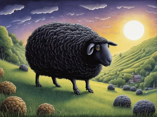 Create a mystery plot where the black sheep holds the key to a hidden treasure.,wool sheep,the black sheep,black head sheep,black nosed sheep,black sheep,sheep portrait,merino sheep,sheep knitting,the