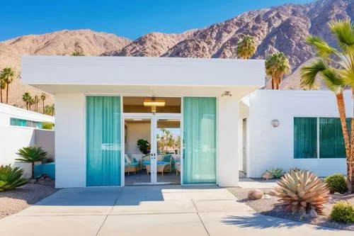 palm springs,mid century house,mid century modern,dunes house,neutra,palmilla,tahquitz,nuweiba,humphreville,eichler,bungalows,smart house,blue doors,manzanar,midcentury,breezeway,homeadvisor,stucco wall,bungalow,cabana,Illustration,Japanese style,Japanese Style 01