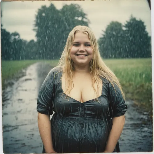 in the rain,heidi country,wet girl,disposable camera,plus-size model,17-50,lubitel 2,pregnant girl,susanne pleshette,liselund,the blonde in the river,countrygirl,farm girl,polaroid,pregnant woman,girl in overalls,cloves schwindl inge,young woman,the blonde photographer,a girl with a camera,Photography,Documentary Photography,Documentary Photography 03