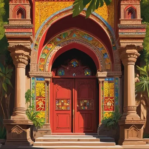 entrada,portal,front door,colorful facade,darwaza,puertas,doorway,mihrab,church door,darwazeh,entrances,peranakan,majorelle,el arco,garden door,doorways,doorkeepers,puerta,entranceway,santa barbara,Illustration,Vector,Vector 01