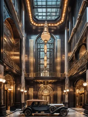 art deco,gringotts,rolls royce 1926,amstutz,jugendstil,palatial,luxury hotel,opulence,opulently,delage,driehaus,palladianism,elevators,rolls royce,concierge,luxury decay,grand hotel europe,wanamaker,opulent,interiors,Conceptual Art,Fantasy,Fantasy 25