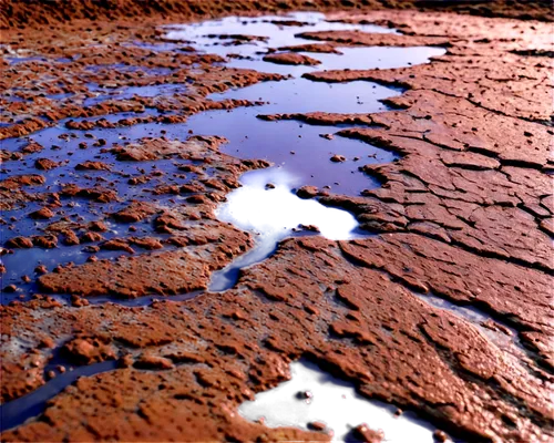 blue red ground,puddle,saltpan,salt pan,runoff,spills,poured,floor fountain,water surface,asphalt,pavement,red sand,salt desert,drop of water,venus surface,procedural,photogrammetric,lava river,evaporation,tinymud,Photography,Fashion Photography,Fashion Photography 17