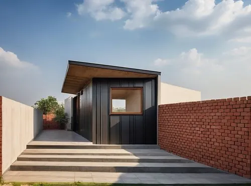 corten steel,cubic house,prefabricated buildings,timber house,roof tile,metal cladding,residential house,archidaily,frame house,cube house,housebuilding,folding roof,build by mirza golam pir,brick house,sand-lime brick,house shape,dunes house,flat roof,clay house,3d rendering,Photography,General,Realistic