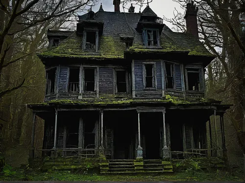 creepy house,abandoned house,the haunted house,haunted house,witch house,witch's house,derelict,dilapidated,ghost castle,abandoned place,house in the forest,lostplace,luxury decay,abandoned,old home,haunted castle,the house,house for rent,abandoned places,old house,Conceptual Art,Fantasy,Fantasy 04