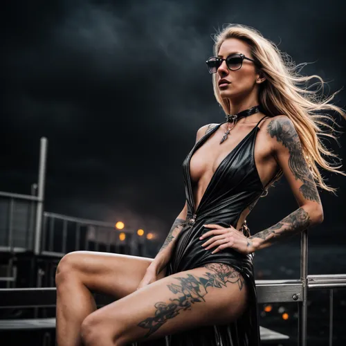 tattoo girl,barb wire,strongwoman,hard woman,kathrin,graspop,rocknrolla,femme fatale,combichrist,thundra,ashlee,sandahl,greta oto,emelie,gunnarsdottir,muscle woman,olafsdottir,antwoord,vanzant,anastacia