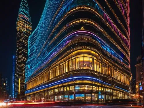 costanera center,glass building,vdara,largest hotel in dubai,twg,escala,bloomingdales,guangzhou,taikoo,hongdan center,1 wtc,dubia,paulista,titanum,rotana,long exposure,koolhaas,mubadala,makati,ctbuh,Illustration,Retro,Retro 13