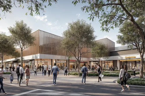 multistoreyed,palo alto,chatswood,shopping center,new housing development,shopping mall,3d rendering,urban design,croydon facelift,school design,render,archidaily,bullring,crown render,transport hub,unterer marktplatz,outlet store,smart city,central park mall,food court