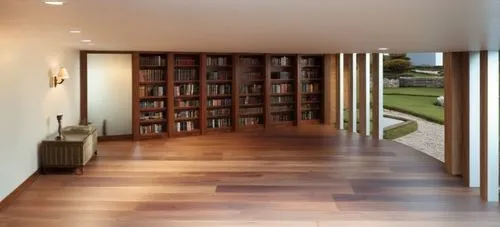 bookshelves,hallway space,bookcases,bookcase,book wall,hallway,reading room,passageway,foyer,bookstand,bookshelf,corridor,bookspan,hardwood floors,bookbuilding,library,wood floor,shelving,contemporary decor,the interior of the