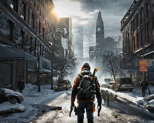 winter background,full hd wallpaper,new york streets,mobile video game vector background,game art,action-adventure game,new york,blizzard,winters,snow scene,concept art,black city,snowstorm,shooter game,background screen,digital compositing,background images,manhattan,background image,post apocalyptic,Illustration,Black and White,Black and White 15